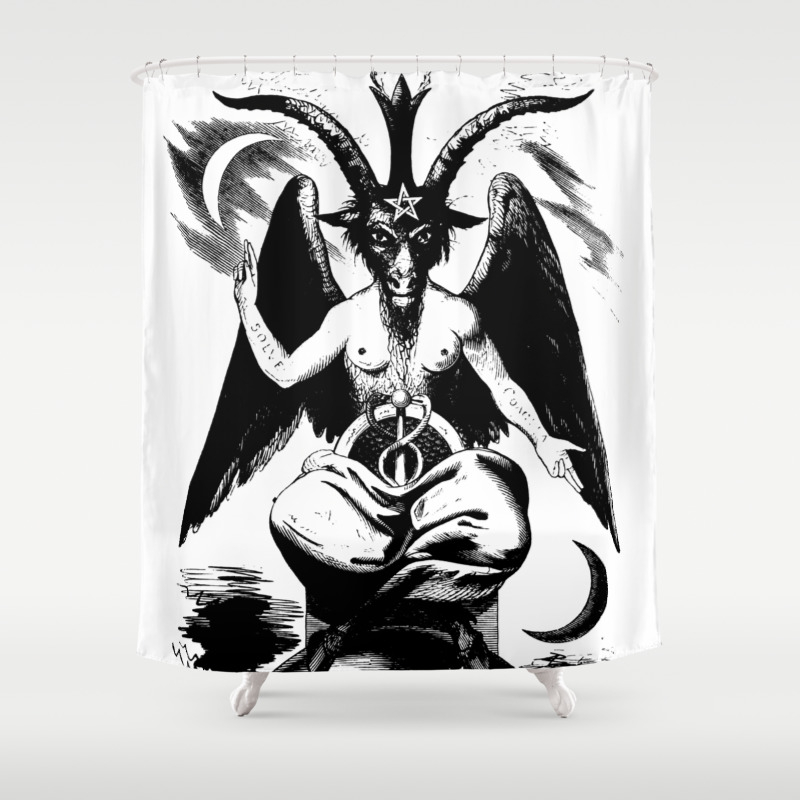 BAPHOMET by ELIPHAS LEVI Shower Curtain by WICKED THINGS & more | Society6