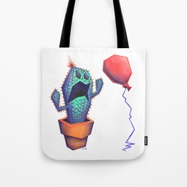 Scaredy Cactus Tote Bag