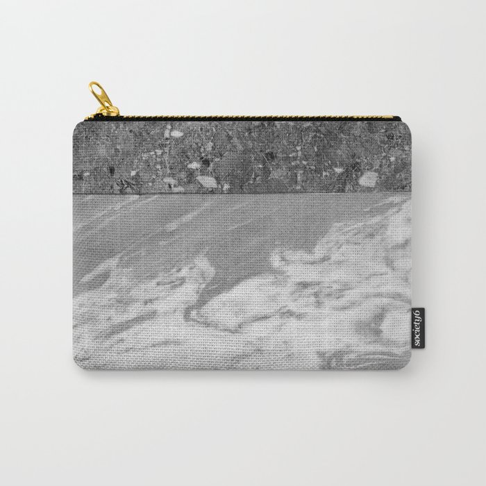 Marble Stripe Glam #1 #marble #texture #decor #art #society6 Carry-All Pouch