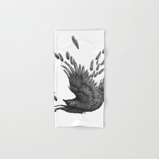 Raven Unravelled Hand & Bath Towel