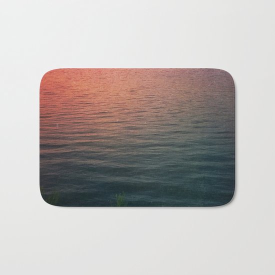 Sunset on the Lake Bath Mat