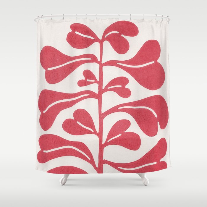 Heartleaf Plant Shower Curtain