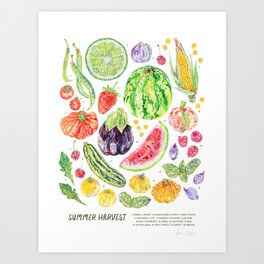 Summer Harvest Art Print