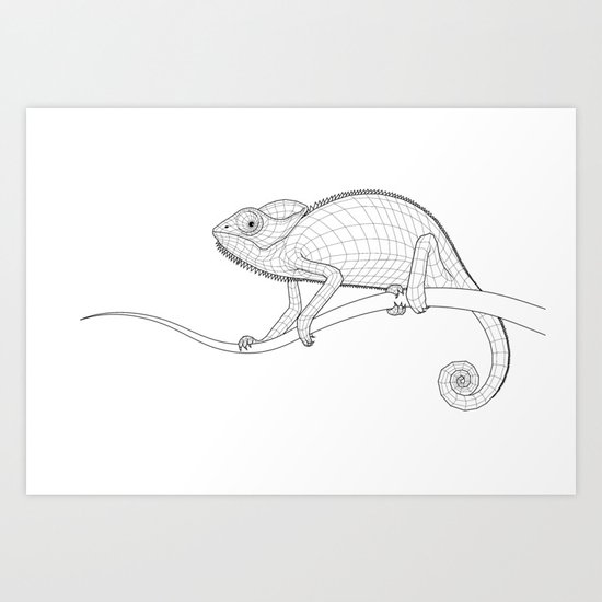The Chameleon Art Print