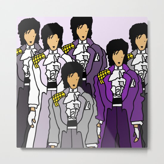 Revolution Doodle Metal Print
