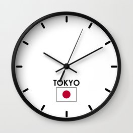 Tokyo Time Zone Newsroom Wall Clock Wall Clock