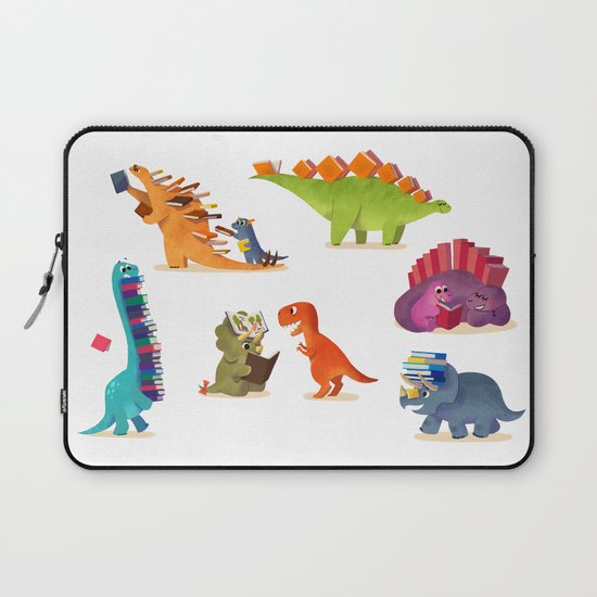 BOOK DINOSAURS Laptop Sleeve