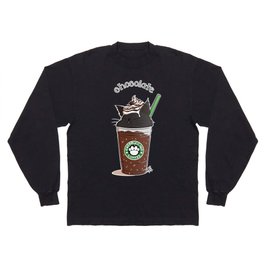 Chocolate CATpuccino Long Sleeve T Shirt