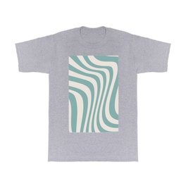 Retro Liquid Swirl Blue T Shirt | Trippy, Swirl, Abstract, Summer, Retroblue, Graphicdesign, Waves, Retro, Pattern, Wavy 