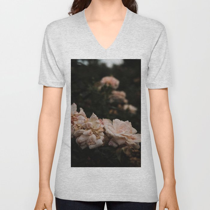 Natural flower bush during summertime V Neck T Shirt