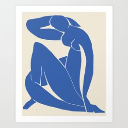 Blue Nude By Henri Matisse Art Print