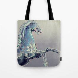 Glitch Horse Tote Bag