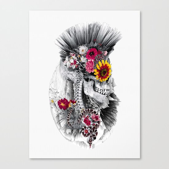 Momento Mori Punk Canvas Print