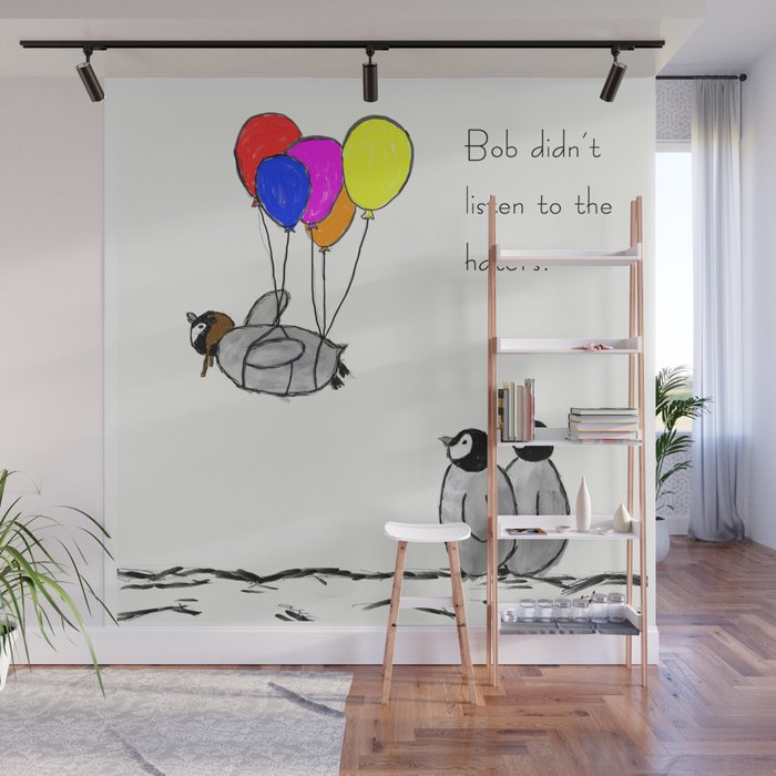 To be a Flying Penguin Wall Mural