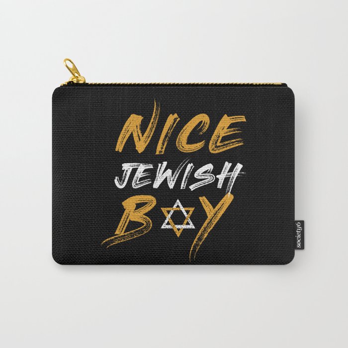 Nice Jewish Boy Jew Menorah Happy Hanukkah Carry-All Pouch