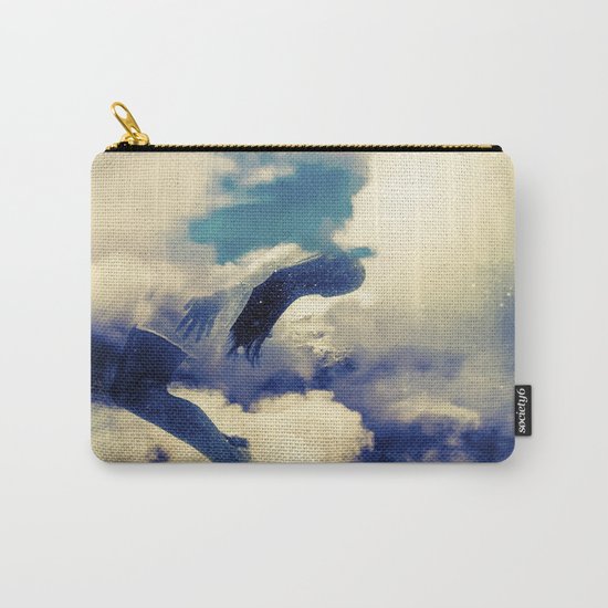 Woman and sky Carry-All Pouch