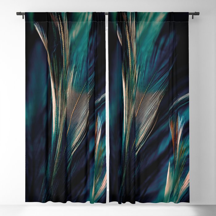 Chicken feathers  Blackout Curtain