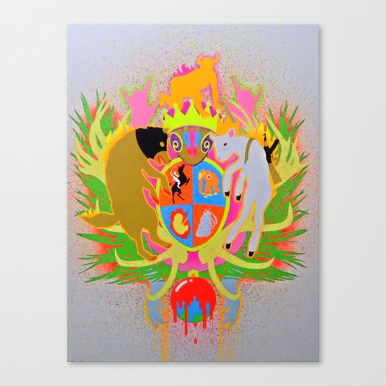 "XRAY CREST" Canvas Print