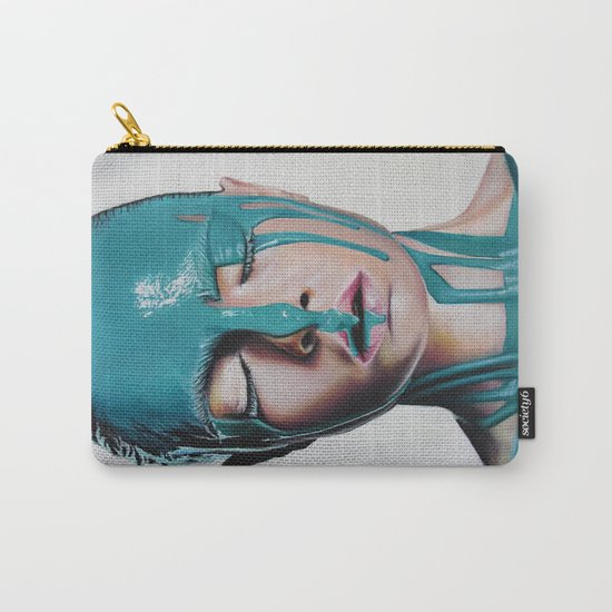 Paint on Cara Carry-All Pouch