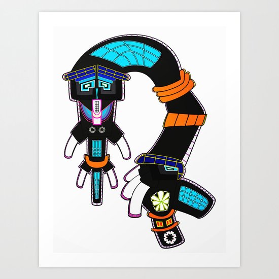 Eel Art Print