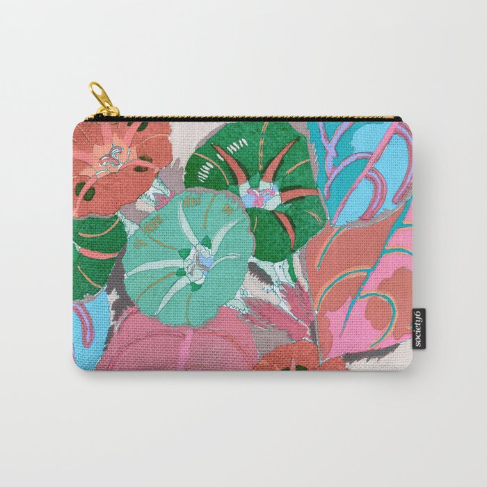 Vintage Floral 4 Carry-All Pouch