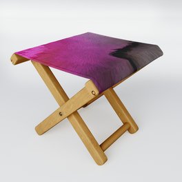 Glamorous Extrusion Abstract Digital Art Folding Stool