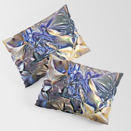 Shiny foil - haptic structure  -  abstract plastic look 207 - decor design Pillow Sham