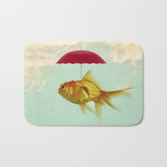 under cover goldfish 02 Bath Mat