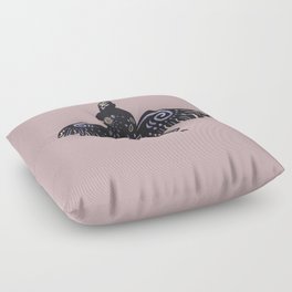 Happy Floral Cockatoo Floor Pillow