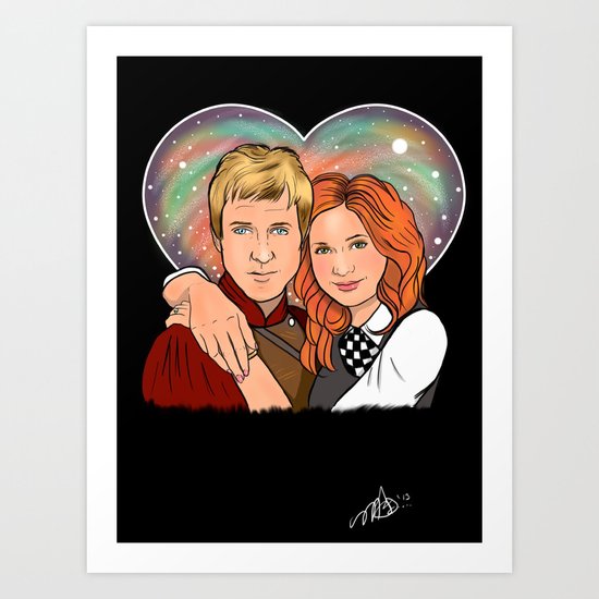 Heart Shaped Universe Art Print
