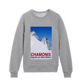 Chamonix ski Kids Crewneck