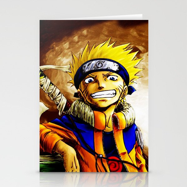 cute naruto stationery cards by trunksbee society6