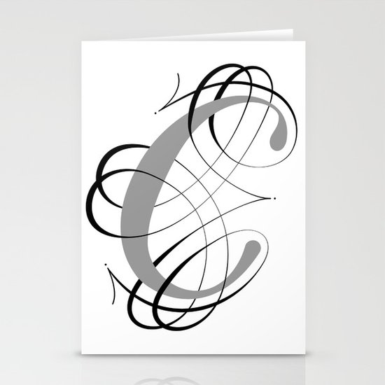 The Letter C Stationery Cards