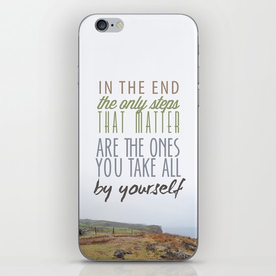 Can't Go Back Now iPhone & iPod Skin