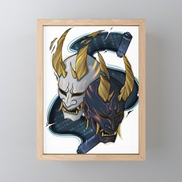 Oni Demons  Framed Mini Art Print