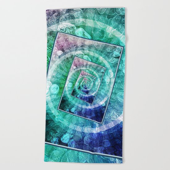 Spinning Nickels Into Infinity Beach Towel