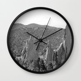 Garden of the Gods 7 Wall Clock | Outdoors, Usa, Canyon, Adventure, Mountains, Mountain, Canyons, Rocks, Nationallandmark, Peaceful 