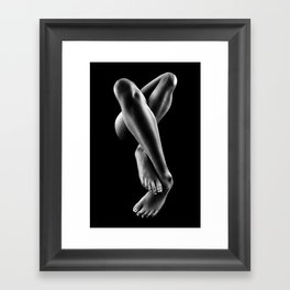 Nude woman bodyscape 57 Framed Art Print