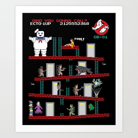 Donkey Puft Art Print