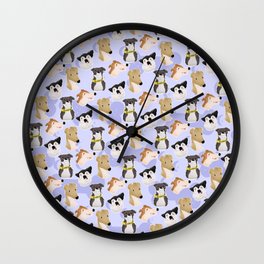 Jenna marbles dog design Wall Clock
