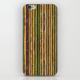 Bamboo pattern iPhone Skin