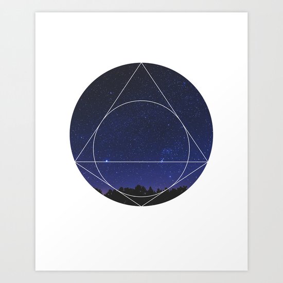 Magical Universe - Geometric Photographic Art Print