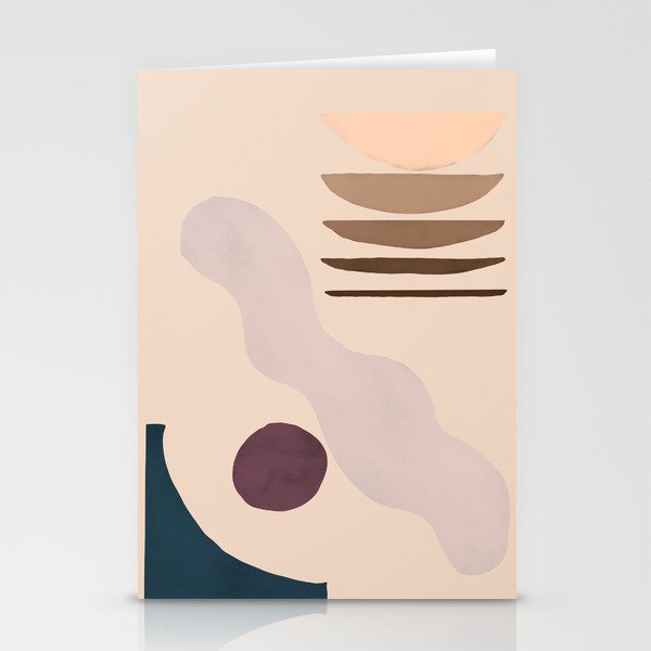 Phases - Abstract Stationery Cards