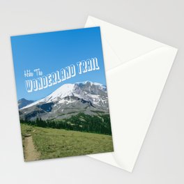 Wonderland Trail Poster Stationery Cards