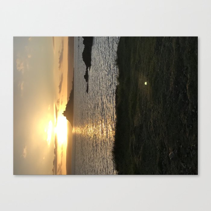 St Michaels Mount sunset Canvas Print