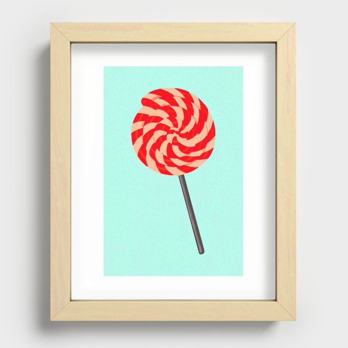 candy Recessed Framed Print