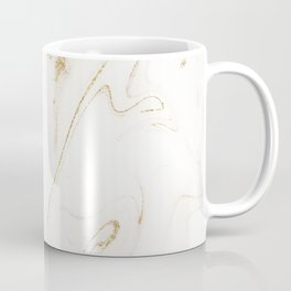 Elegant gold and white marble image Mug