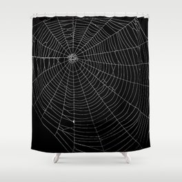 Spiders Web Shower Curtain
