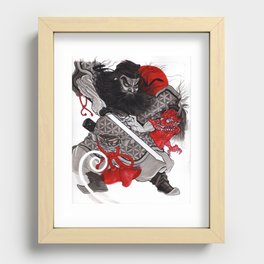 Shoki & Oni Recessed Framed Print