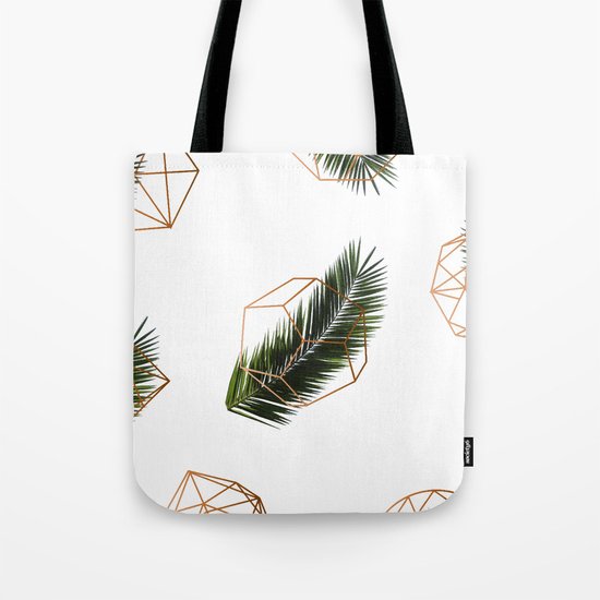 Palm + Geometry V2 #society6 #decor #buyart Tote Bag